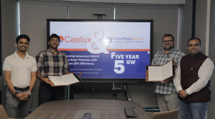 Navitas Solar, Caelux Sign 5 GW Perovskite Solar Module Deal