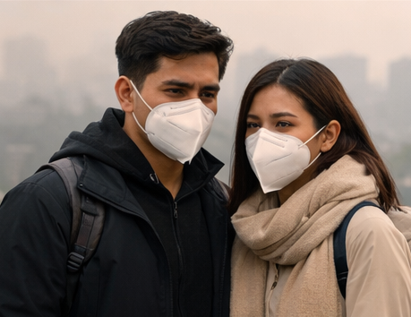 Cloth or surgical masks don’t block fine particles. N95 masks offer real protection.