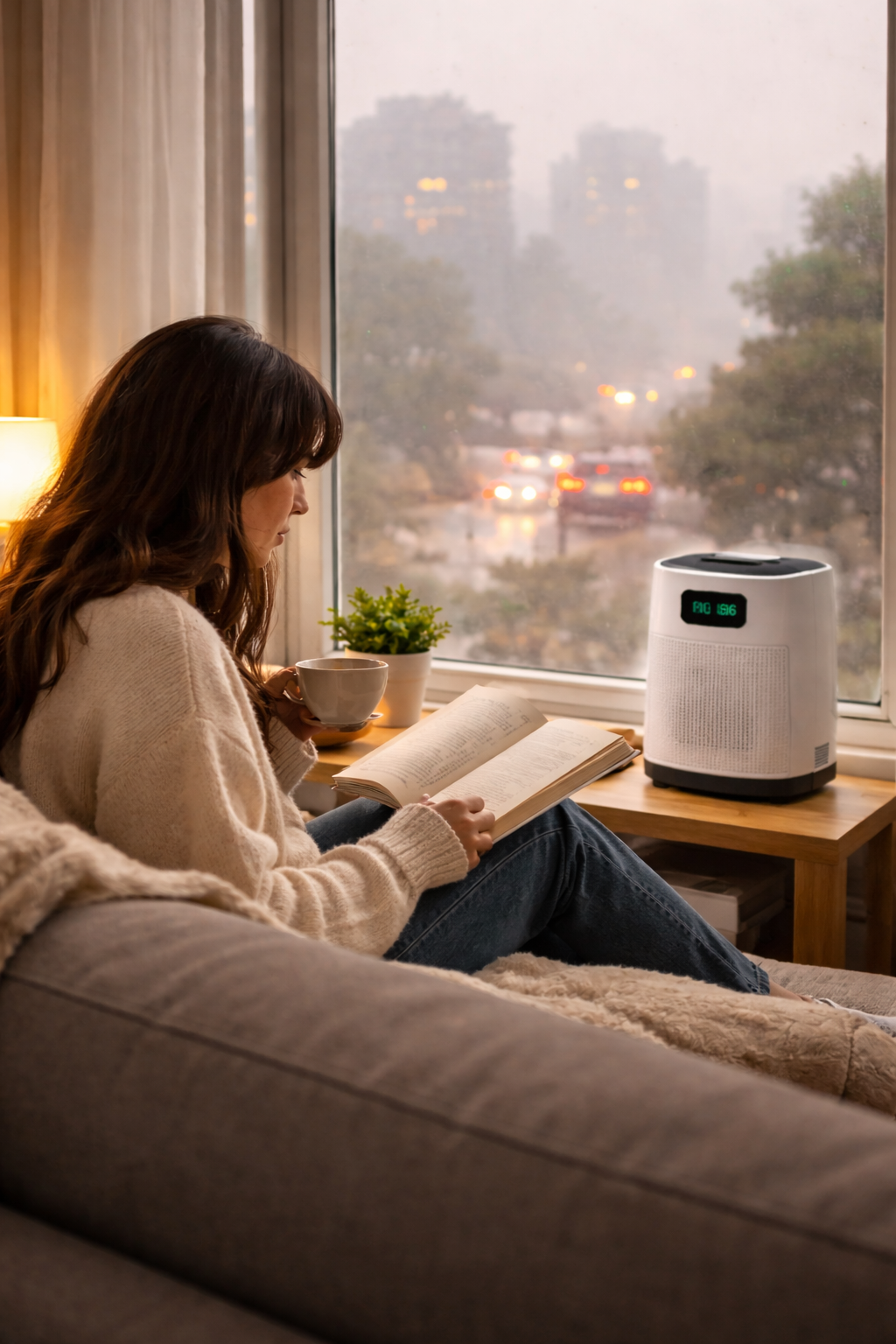 Limit outdoor movement, especially early mornings and evenings when pollution peaks.